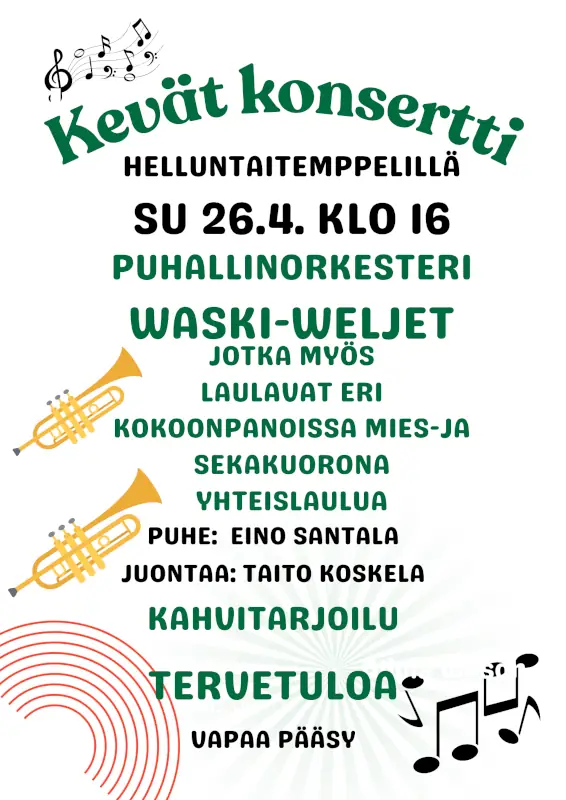 Juliste Kevätkonsertti